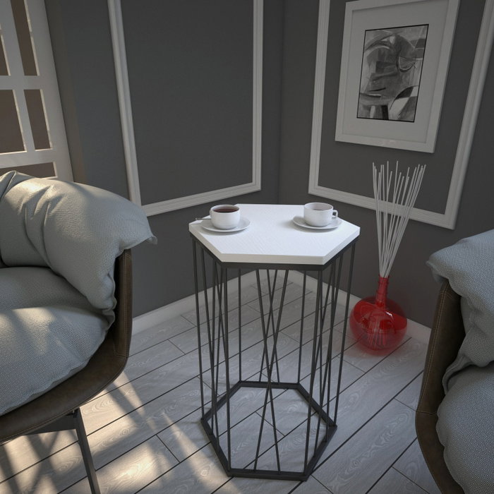 Hanah Home Cetrus Wood - Blanco y Negro